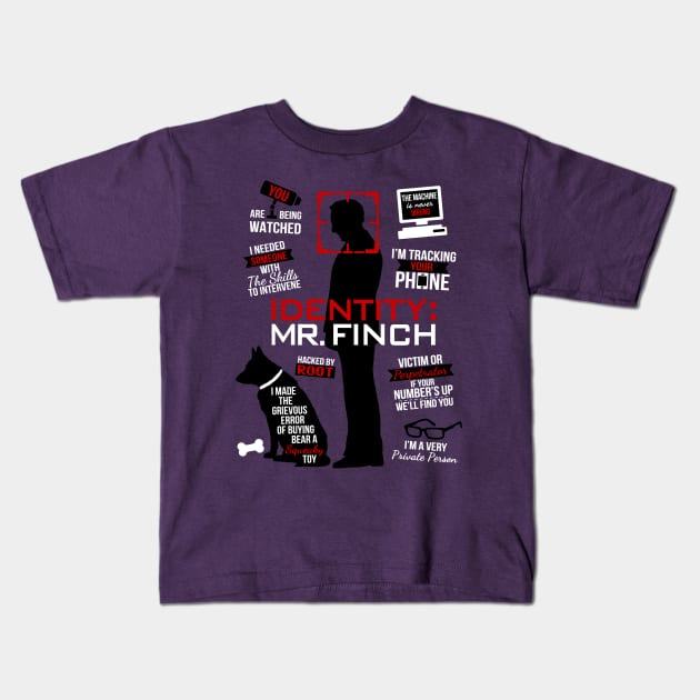 Mr. Finch Kids T-Shirt by klance